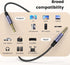 3.5mm 3.5mm 4-Pole PS4, Headset, MOSWAG Audio Cable Male to Male Audio Cable Hi-Fi Stereo TRRS Jack Aux Cable Nylon