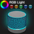 AICase Compact Mini Speaker with LED Lights - Enhanced Bass & Stereo Sound
