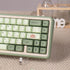 Sumgsn PBT DYE-SUB Matcha Keycaps, XDA Profile 124 Keys Fit for 60% 65% 95% Cherry MX Switches Mechanical Keyboard