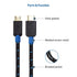 Cable Matters 6.6 ft Braided USB C to Micro USB Cable - Black (USB Type C to Micro USB)