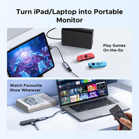 UGREEN 1080P 4K 2.0 2/Xbox/PS4/PS5/Camera Full HD Capture Card HDMI to USB HDMI Video Capture Card USB-A/USB-C Audio
