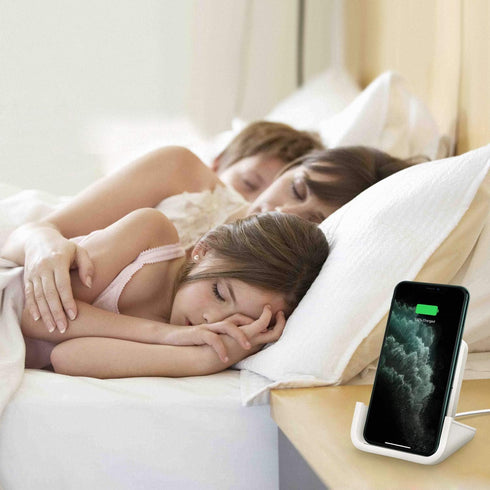 YUWISS Wireless Charger Stand, Cordless 10/7.5/5W Compatible with iPhone 14/13/12/11Pro Max/XR/XS/X/8/8Plus Galaxy