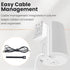 PUTORSEN Speaker Wall Mount for Sonos Era 100, Tilt & Swivel Speaker Shelf Bracket, Cable Management, 1 Pack White