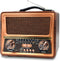 Retro Vintage Bluetooth Radio, Portable AM FM SW Radio with Best Sound, 1200mAh Rechargeable Battery Operated, Loud
