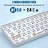 FKZ TESTER68 65% Mechanical Keyboard Kit, Wireless Bluetooth 5.0/2.4G Receiver Modes, Hotswap Switch Socket (White)