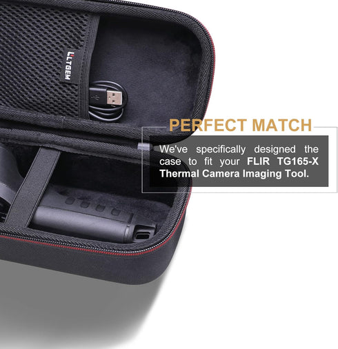 LTGEM EVA Hard Case for FLIR TG165-X Thermal Camera Imaging Tool, Travel Protective Carrying Storage Bag