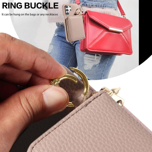 Furiet Wallet Case for Samsung Galaxy S24 Ultra 5G, Luxury PU Leather Zipper Flip Organ Purse, Card Holder Stand Cover