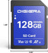 DIGIERA 128GB LSU100 280MB/s, C10, U3, V60, 6K, (1 Pack) SDXC UHS-II Memory Card - up to SD Card for Computers, Digital
