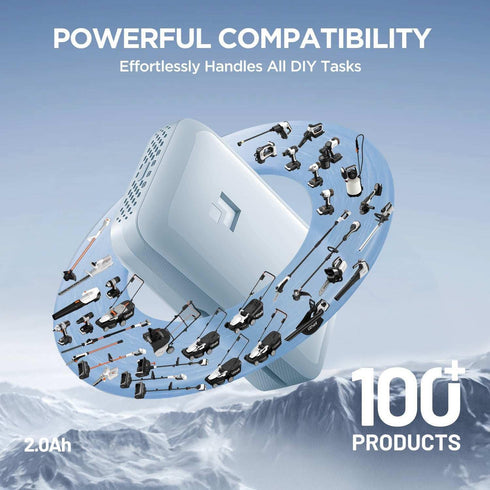 LiTHELi 2.0Ah 45W U20 Portable Charger Lithium Batteries Max Power Bank, Suit for All Power Tools and Outdoor Power