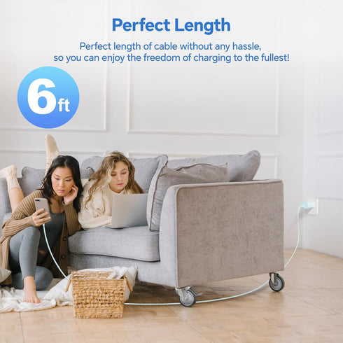 iPhone Fast Charger?MFi Certified?3 Pack 20W PD USB C Wall Charger Adapter with 6FT Lightning Cord