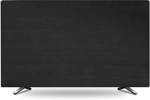 TXEsign Indoor TV Set Cover, Soft Lycra Fabric Universal Dust-proof Protector for 43“ Flat Screen (43", Black)