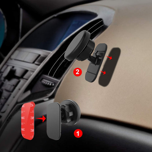 APPS2Car 3M Vhb Sticky Adhesive Pads - Replacement Mounting Tape for Magnetic Phone Car Mount, 4 Pcs