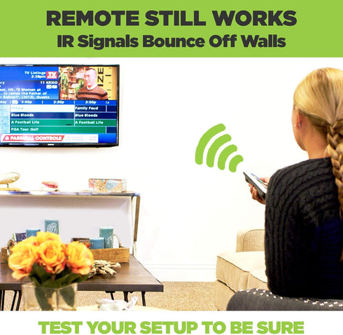 HIDEit Mounts Uni-S VESA Mount, Adjustable Black Steel Wall Mount for Cable Box, DVD Player, Streaming Device