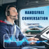 Trucker Bluetooth Headset V5.1, CVC8.0 Noise Cancelling, 35Hrs HD Talktime Wireless Headset for Drivers