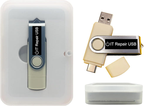 TECH STORE ON Computer IT Repair Bootable USB Flash Drive Antivirus, Data Recovery & Password