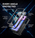 Dexnor Phone Case for Samsung Galaxy A15-5G, Heavy Duty Military Grade Protection with Built-in Slide Camera Cover -