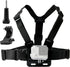Adjustable Chest Harness Mount Strap with J Hook for Gopro Hero 12 11 10 9 8 7 /AKASO/Dragon Touch/Vemont/Remali