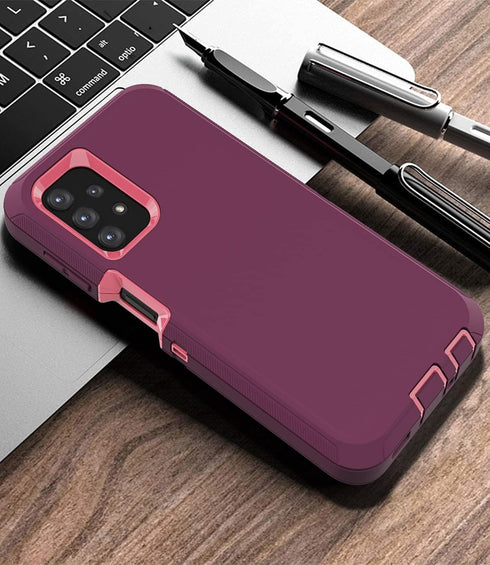 for Samsung Galaxy A32 5G Case, Shockproof Dustproof Case for Samsung Galaxy A32 5G (Purple)