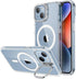 ESR iPhone 13/14 Case, Clear Magnetic Phone Case with Built-in Camera Ring Stand, Military-Grade Protection, Compatible