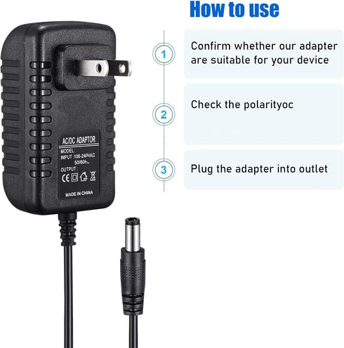 Latskrpk 30000 31000 32000 32004 32042 32043 AC/DC Adapter Replacement for Levana Lila Digital Video Baby Monitor Power