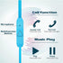UrbanX R2 Wired in-Ear Headphones with Mic for TCL 10L, Noise Isolating, Deep Bass, Tangle-Free Cord