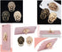 Lion Pattern Cell Phone Ring Stand Holder, Colorful Cute Painted Universal Metal Buckle Finger Ring Kickstand