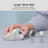 ELECOM Ergonomic Comfort Design Trackball - Wireless 2.4GHz Connect, Super-Smooth Tracking, Compatible for Windows, PC,