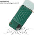 Furiet Detachable Crossbody Wallet Case for Samsung Galaxy Note 20 5G, Multi Card Slots, PU Leather Cover - Green
