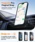 CANSHN Magnetic iPhone 15 Case, Shockproof Protective Cover with Full Camera Protection, Translucent Matte, Black