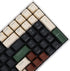 YMDK Double Shot 108 Dyed PBT Keycap Set, Rainbow Carbon Sunset Backlit Keycaps for MX Switches