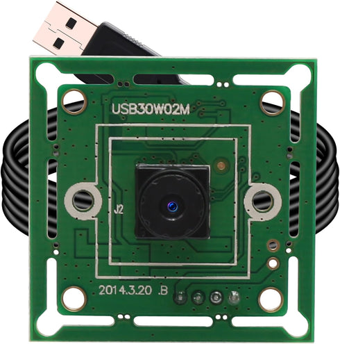 ELP VGA Super Mini USB Camera Module with 45degree Lens 480P 60fps UVC
