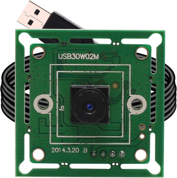 ELP VGA Super Mini USB Camera Module with 45degree Lens 480P 60fps UVC