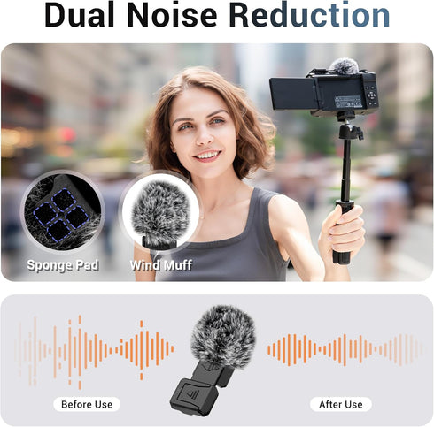 V1 V1 JJC Cold Shoe Wind Muff Windshield for Canon PowerShot Camera, Shoe Adapter Mount Holder for LED Light Microphone