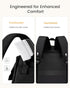 Backpack Pocket,17 inch Backpack Backpack Daypack,Black LOVEVOOK Laptop for Women with Giant Tumbler Holder Waterproof