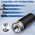 BINGFU 136-174MHz 400-470MHz PL259 Vehicle Ham Radio Antenna Dual Band VHF UHF Low Profile Male Connector Antenna