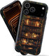 OTTRZMTER 17 2 Case for iPhone Air,Forest Floral Flower Bookshelf-Hybrid Layer Hard Shell Silicone Protective Pattern