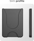 ENCASED Stick On Phone Wallet Card Holder, Compatible with PopSocket, Holds Up To 4 Cards (Black)