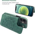 Vaburs Wallet Case for iPhone 12 and iPhone 12 Pro, 6.1 Inch Embossed Mandala Pattern Flower PU Leather with Card Holder