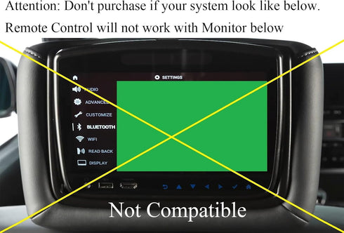XINJISHIMIN QX80 2014 2015 2016 2017 2018 2019 2020 2021 Replacement Remote Control for Infiniti Rear Entertainment DVD