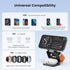 3 in 1 Charging Station for Apple, Foldable Mag-Safe Portable Charger Dock for iPhone 16 15 14 13 12, Apple Watch,