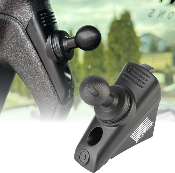 Bulletpoint A-Pillar Device Mount with 20mm Ball for 2018-2023 Jeep Wrangler JL & 2020-2023 Jeep Gladiator