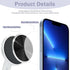 LXUEJIE 4 Set, Phone(4 Pcs Mount Metal Plates for Magnetic Phone Holder, Metal Plates Replacement Replacement Circular