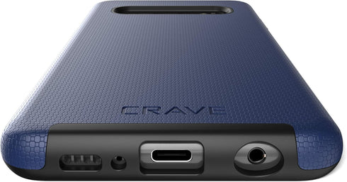 Crave Dual Guard Case for Samsung Galaxy S10, Shockproof Protection, Dual Layer, Navy