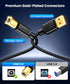 2.0 1M (3.3ft), 480Mbps 2A USB Printer Cable Gold-Plated High Speed USB A to B Cord with Ferrite Core, Durable PVC