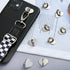 8 Pcs Cell Phone Finger Ring Adhesive Metal Phone Finger Grip Loop Stand Heart Grip Holder for DIY Hanging Supplies