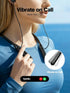 IPX7 50H Rythflo Neckband Bluetooth Headphones, ENC Sweatproof Sport Earbuds with AI-Enhanced Mic Vibration Call Alert