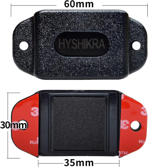 Universal Ham Radio Hanger Holder Mount with Adhesive Back, Pre-Drilled Holes with Self-Tapping Screw for Baofeng