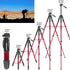 NEEWER Portable Aluminum Alloy 2 in 1 Tripod Monopod, Max 70"/177cm with 3 Way Swivel Pan Head, Carrying Bag