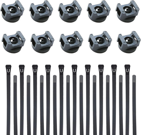 DyaMag Magnetic Cable Zip Mounts Magnetic Cable Holder 22mm Multipurpose Magnet Wire Management