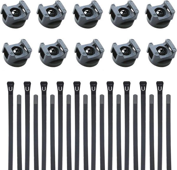 DyaMag Magnetic Cable Zip Mounts Magnetic Cable Holder 22mm Multipurpose Magnet Wire Management